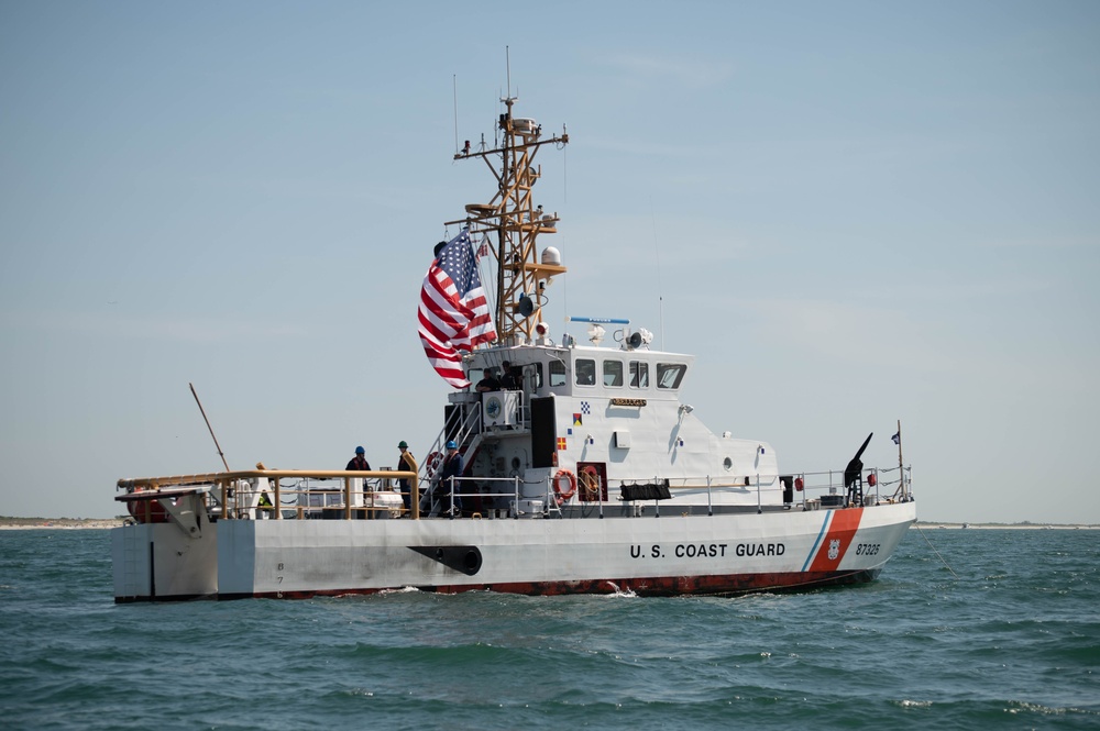 USCGC Beluga anchored near Jones Beach