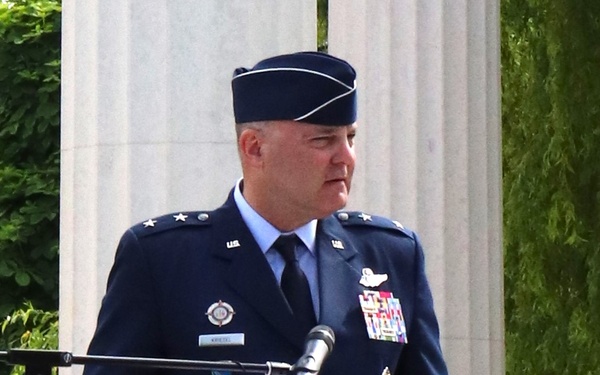 EUCOM J7 Speaks at St. Mihiel American Cemetery