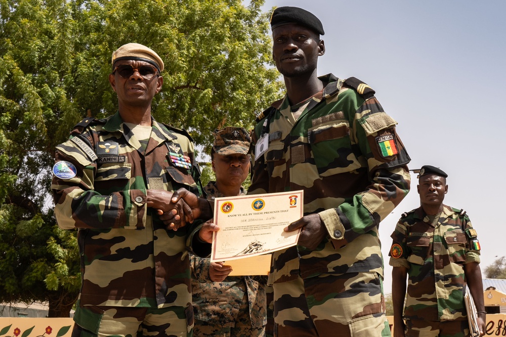 Senegalese graduate tactical combat casualty care course