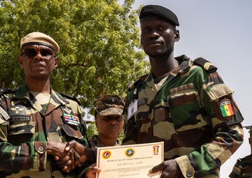 Senegalese graduate tactical combat casualty care course