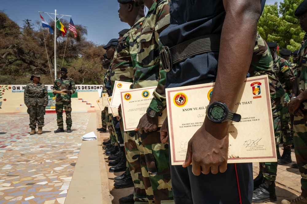 Senegalese graduate tactical combat casualty care course