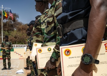 Senegalese graduate tactical combat casualty care course