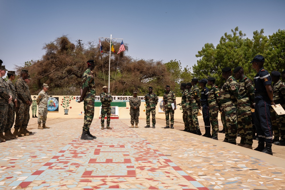 Senegalese graduate tactical combat casualty care course