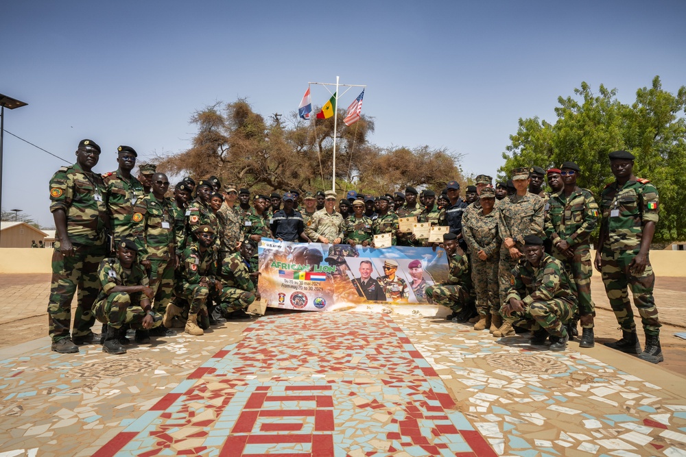 Senegalese graduate tactical combat casualty care course