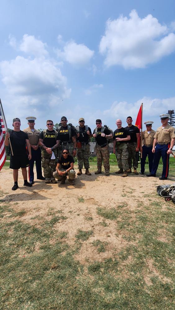 Local Army Recruiters Honor Fallen Soldiers with Memorial Day Ruck March