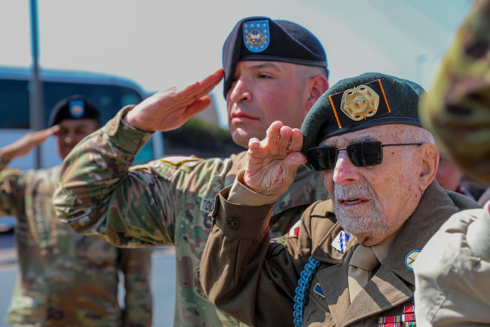 Soldier Reenlists During D-Day 79