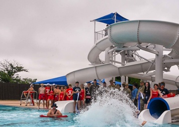 Altus AFB pool opens water slides