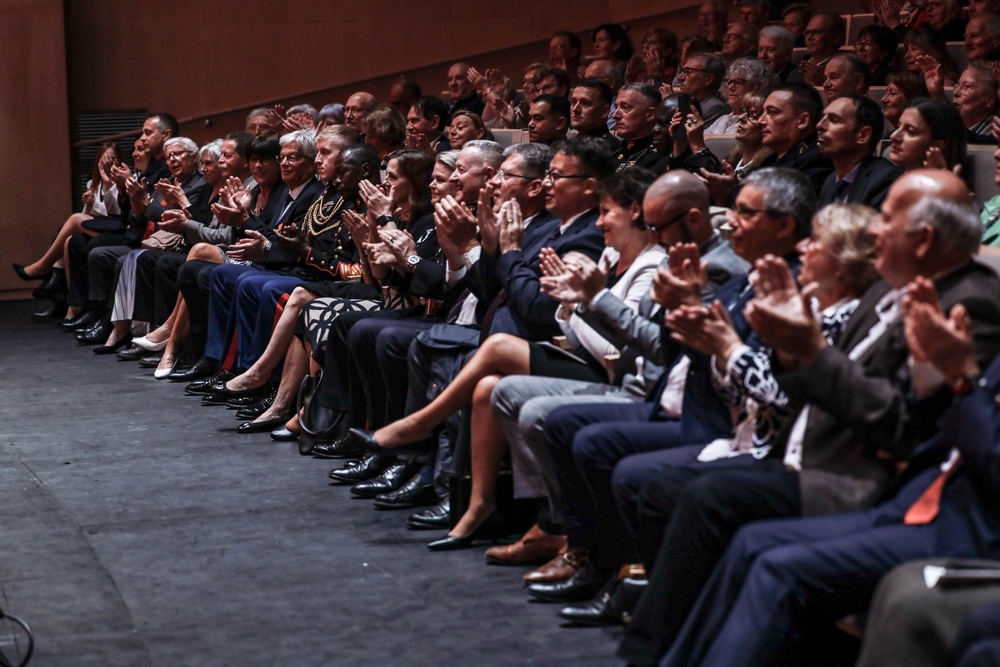 The 2d Marine Division Band Performs at the Cite de la Musique et de la Danse