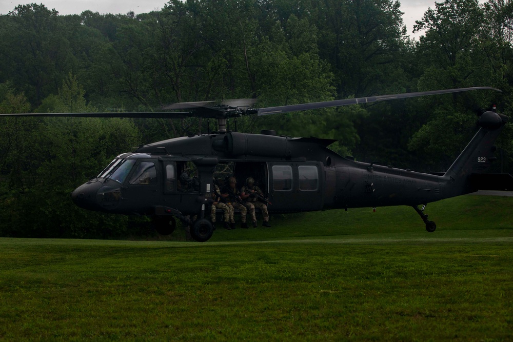 Indiana National Guard, Special Forces train in realistic evacuation scenario