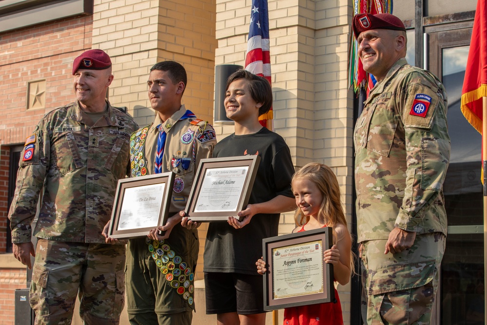 ‘All American Division’ names 2024 Junior Paratroopers of the Year