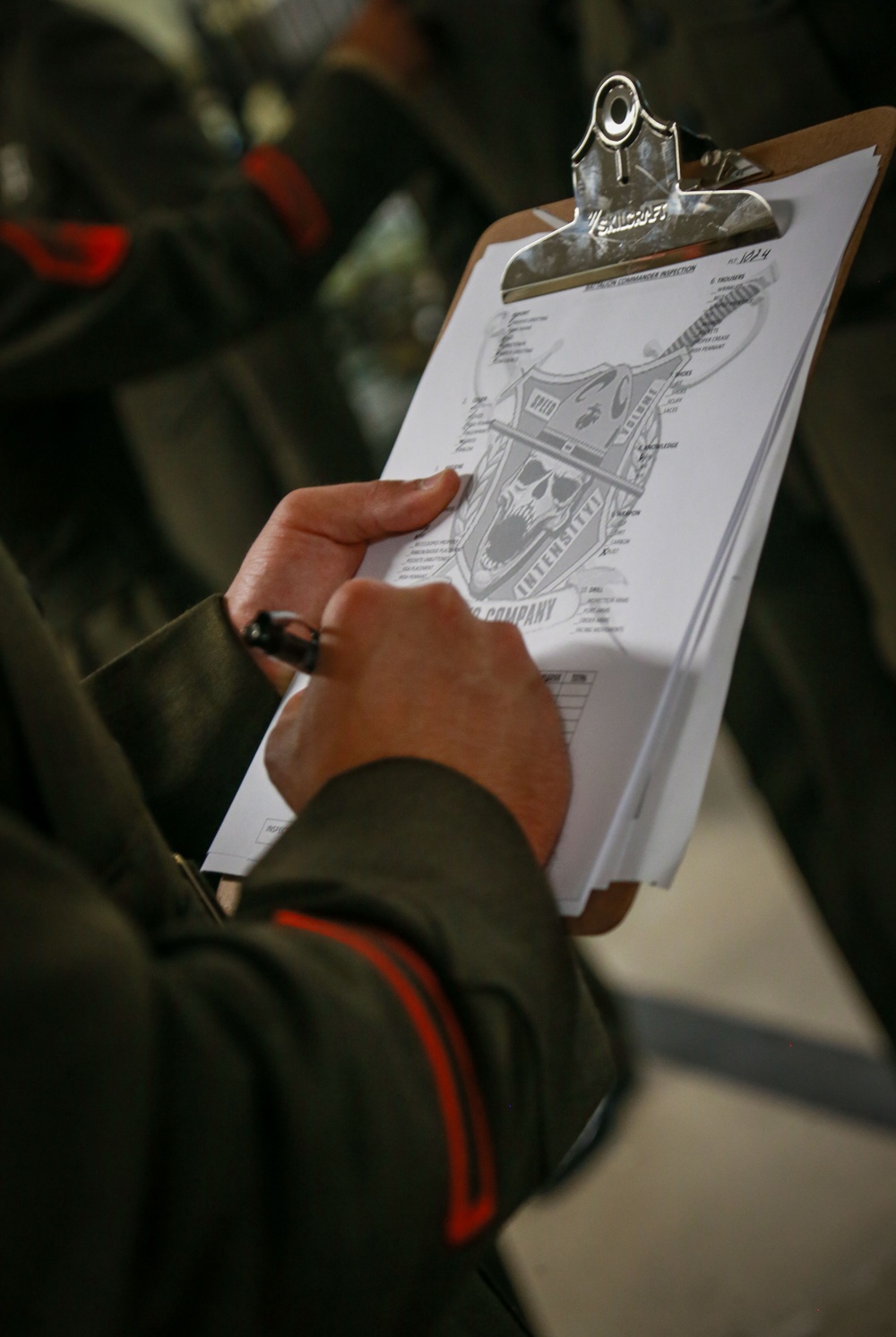 Bravo Company Battalion Commander Inspection