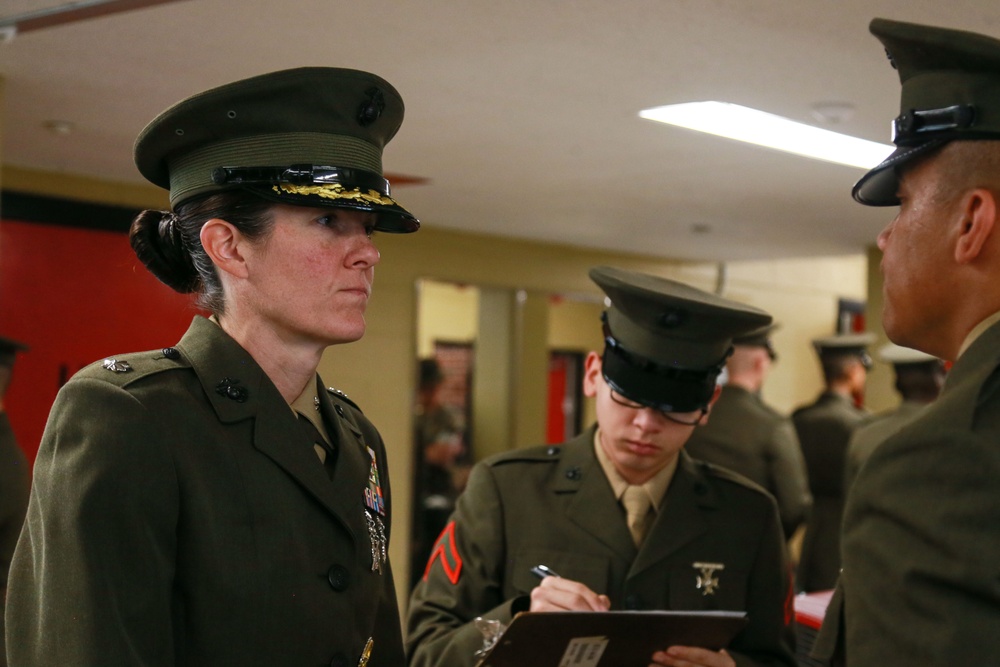 Bravo Company Battalion Commander Inspection