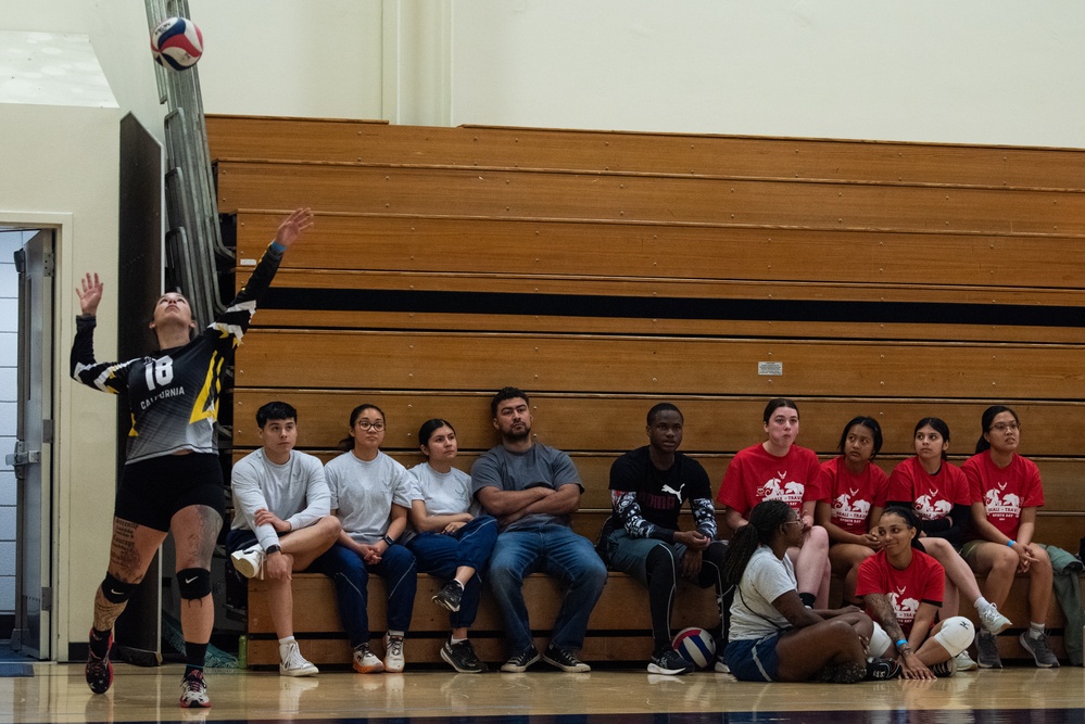 Travis and Beale AFB compete in Sports Day