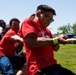 Travis and Beale AFB compete in Sports Day