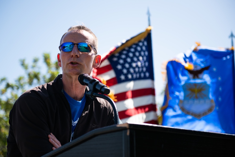 Travis and Beale AFB compete in Sports Day