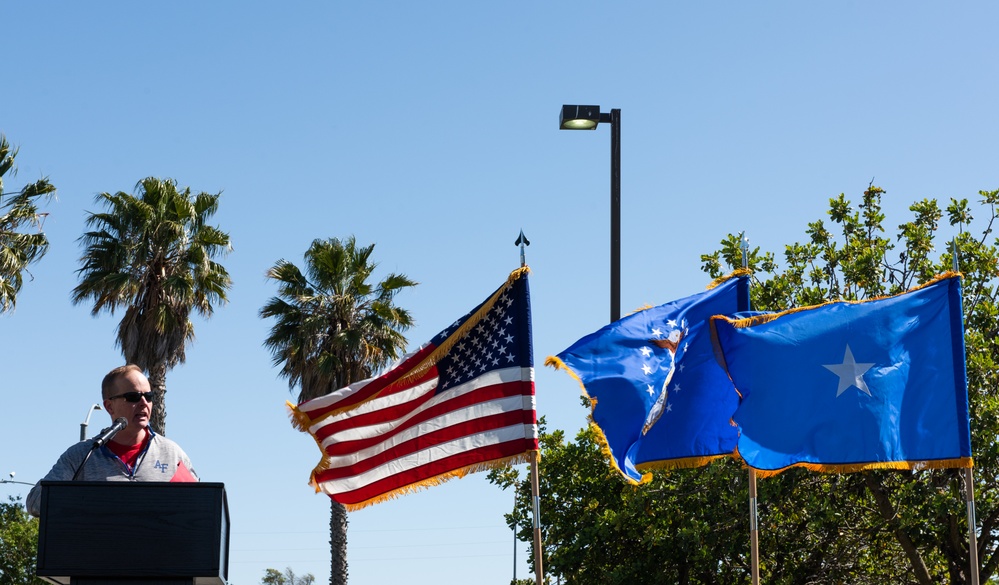 Travis and Beale AFB compete in Sports Day