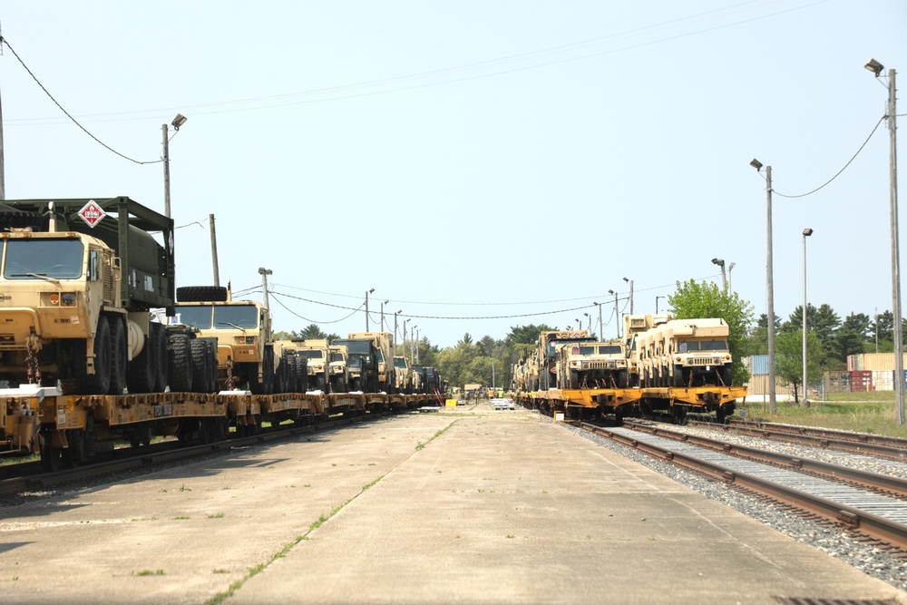 32nd Infantry Brigade Combat Team Soldiers complete ‘largest rail movement with civilian linehaul Wisconsin National Guard has ever done’