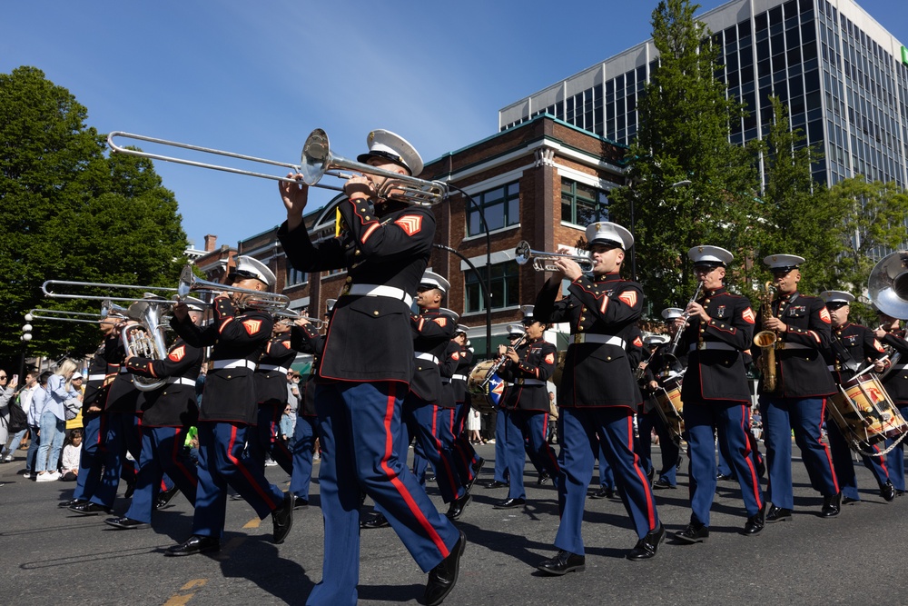 3rd MAW Band Performs at the Victoria Highland Games and Celtic Festival