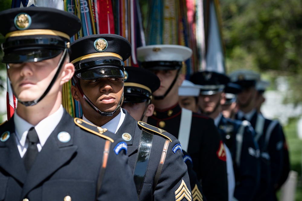 An Armed Forces Full Honors Wreath-Laying Ceremony in Honor of President John F. Kennedy’s 107th Birthday