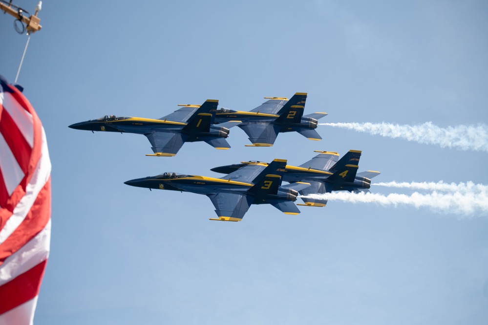 U.S. Navy Blue Angels perform at 2024 Bethpage Air Show