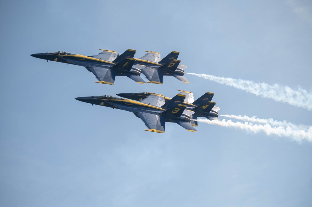 U.S. Navy Blue Angels perform at 2024 Bethpage Air Show