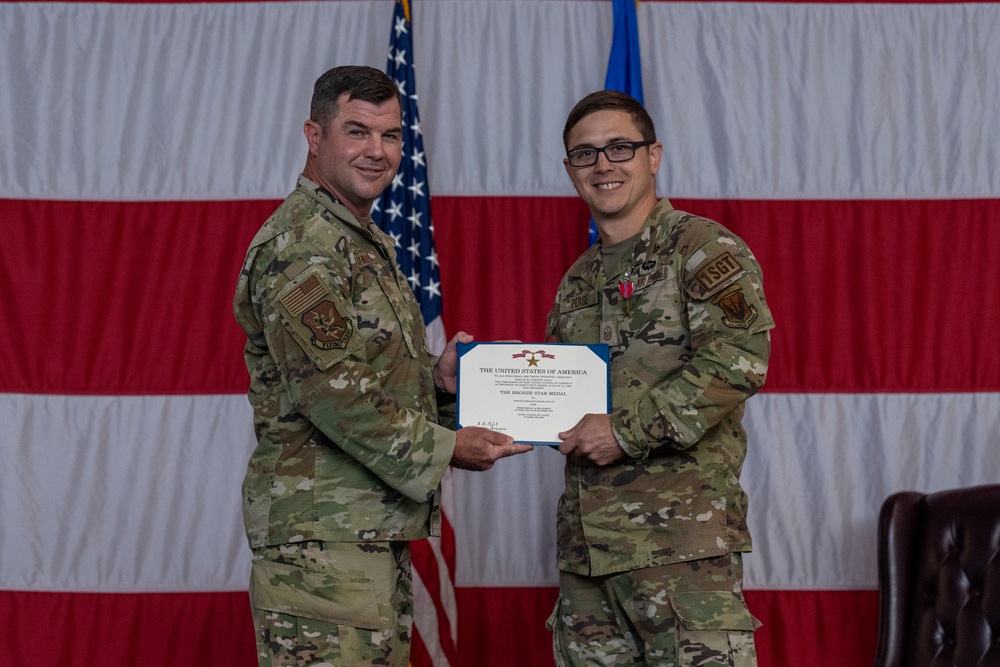 Moody Airman awarded Bronze Star for exemplary service