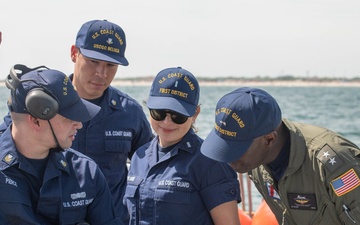 U.S. Coast Guardsmen recounting the 2024 Bethpage Air Show