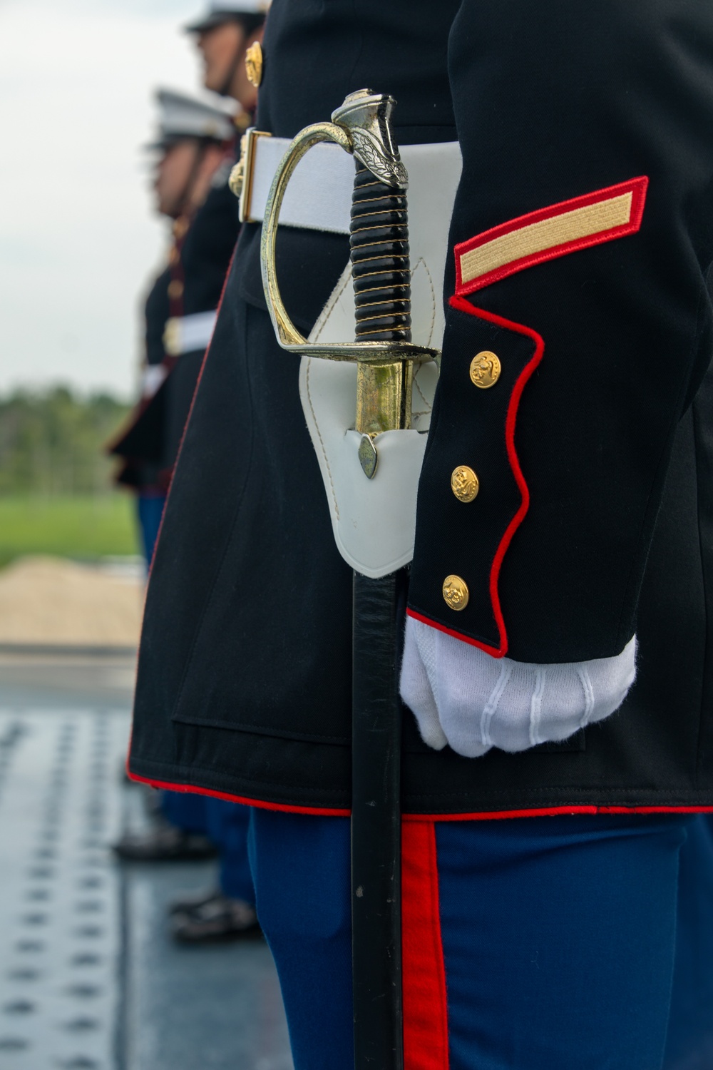 Marines participate in USS North Carolina's Memorial Day Observance Ceremony