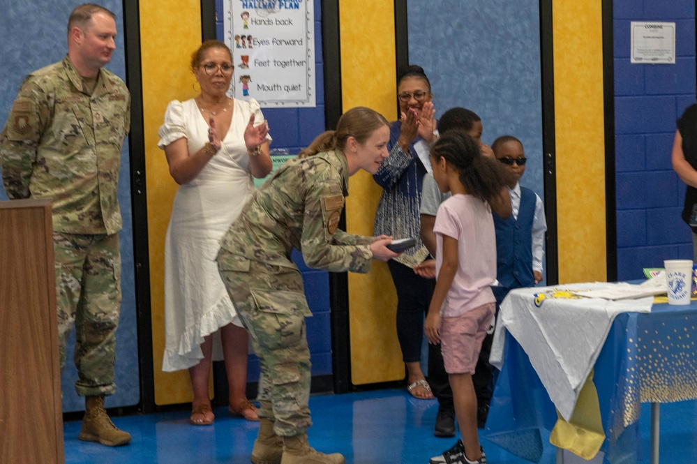 McConnell Airmen recognized by Clark Elementary