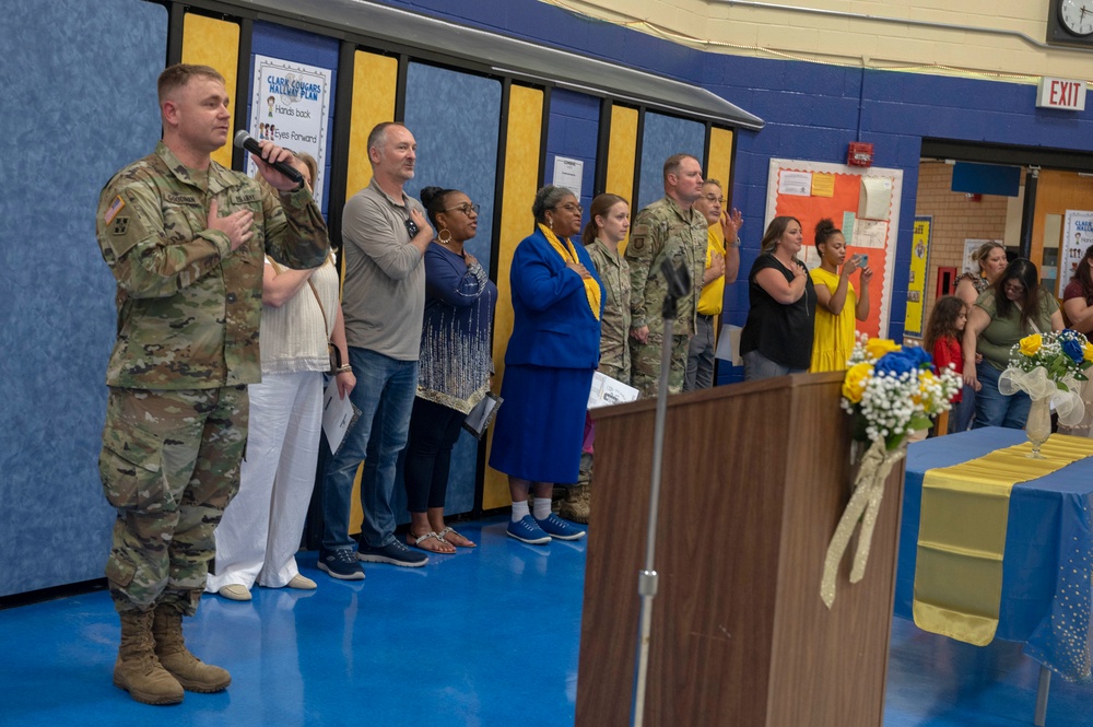 McConnell Airmen recognized by Clark Elementary