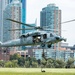 HSC-9 and EODGRU 2 perform a fast rope demo for fleet week