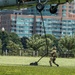 HSC-9 and EODGRU 2 perform a fast rope demo for fleet week