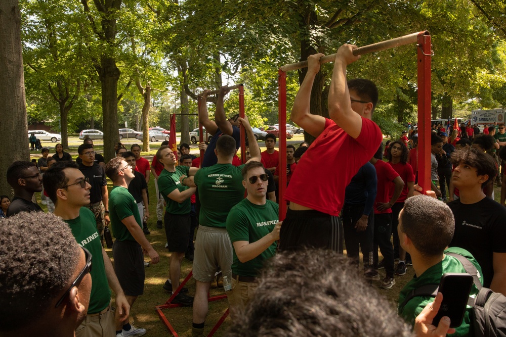 Fleet Week New York 2024: Eisenhower Park officer commission and poolee event