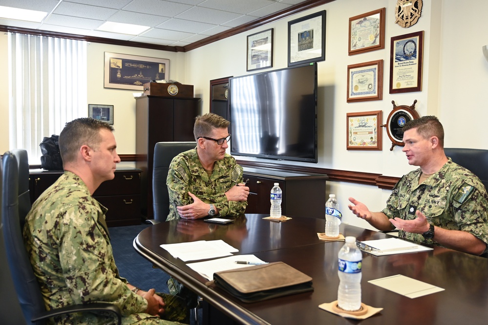 Rear Adm. Ralph R. “Russ” Smith Deputy Director of Operations for Combat Support, NSA Visits CIWT