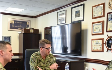 Rear Adm. Ralph R. “Russ” Smith Deputy Director of Operations for Combat Support, NSA Visits CIWT
