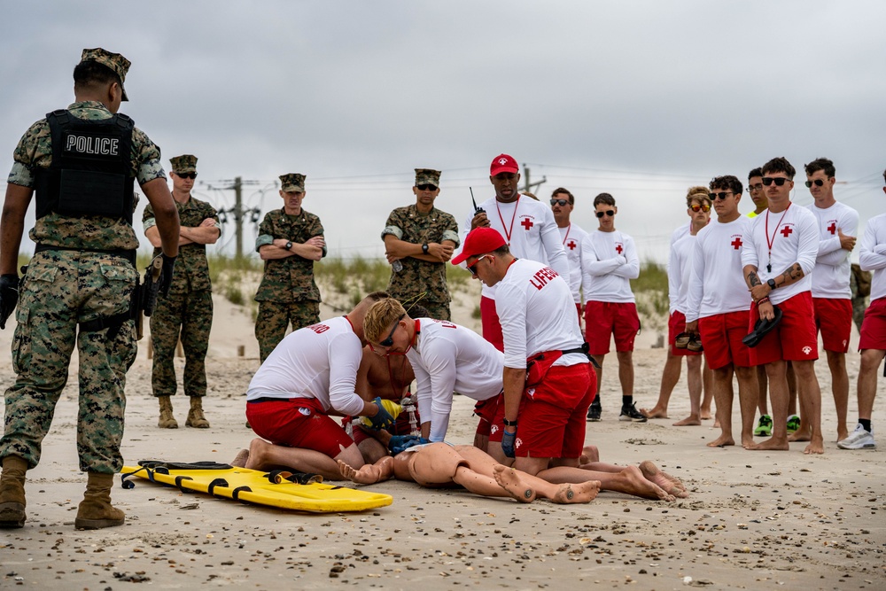 Onslow Beach Marine Detachment Emergency Response Training 2024