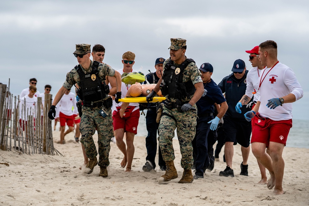 Onslow Beach Marine Detachment Emergency Response Training 2024