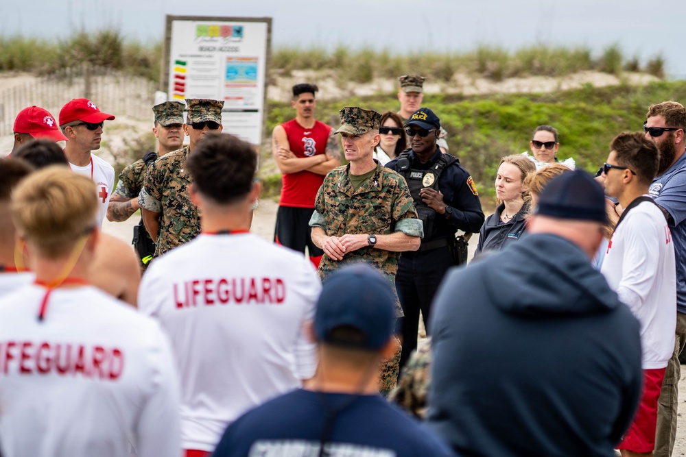 Onslow Beach Marine Detachment Emergency Response Training 2024