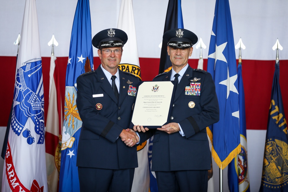 Sasseville retires as Guard Bureau vice chief