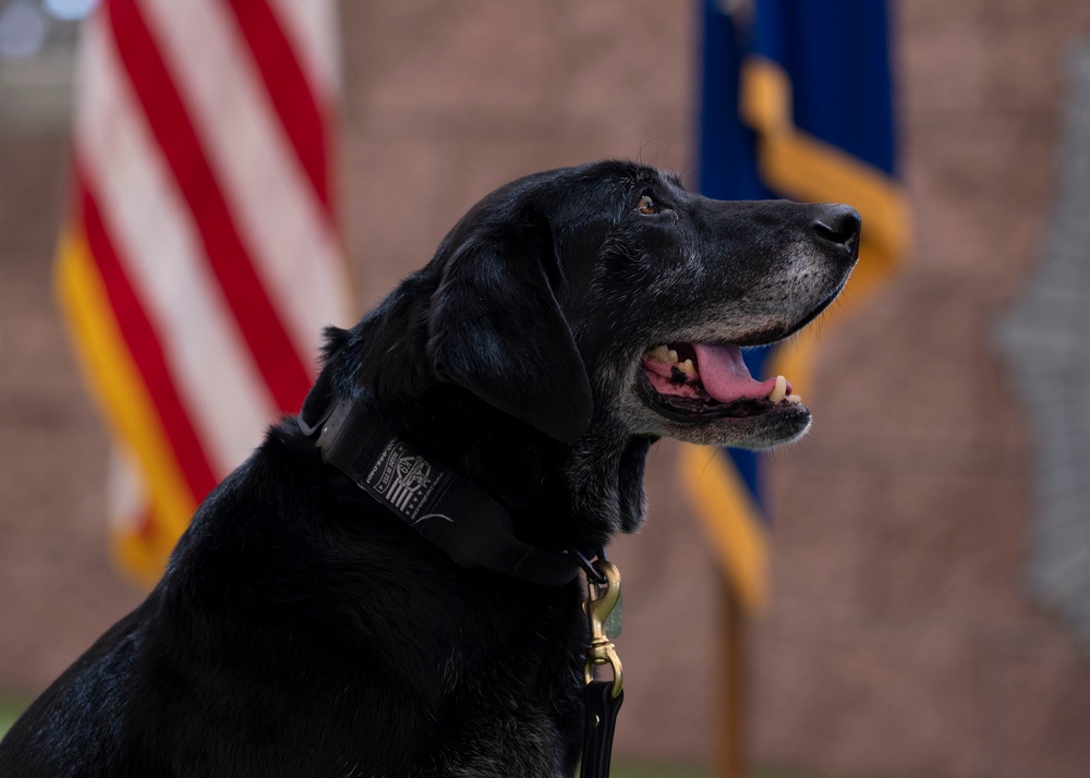 MWD Ivan retirement ceremony