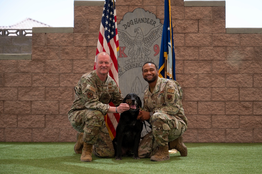 MWD Ivan Retirement Ceremony