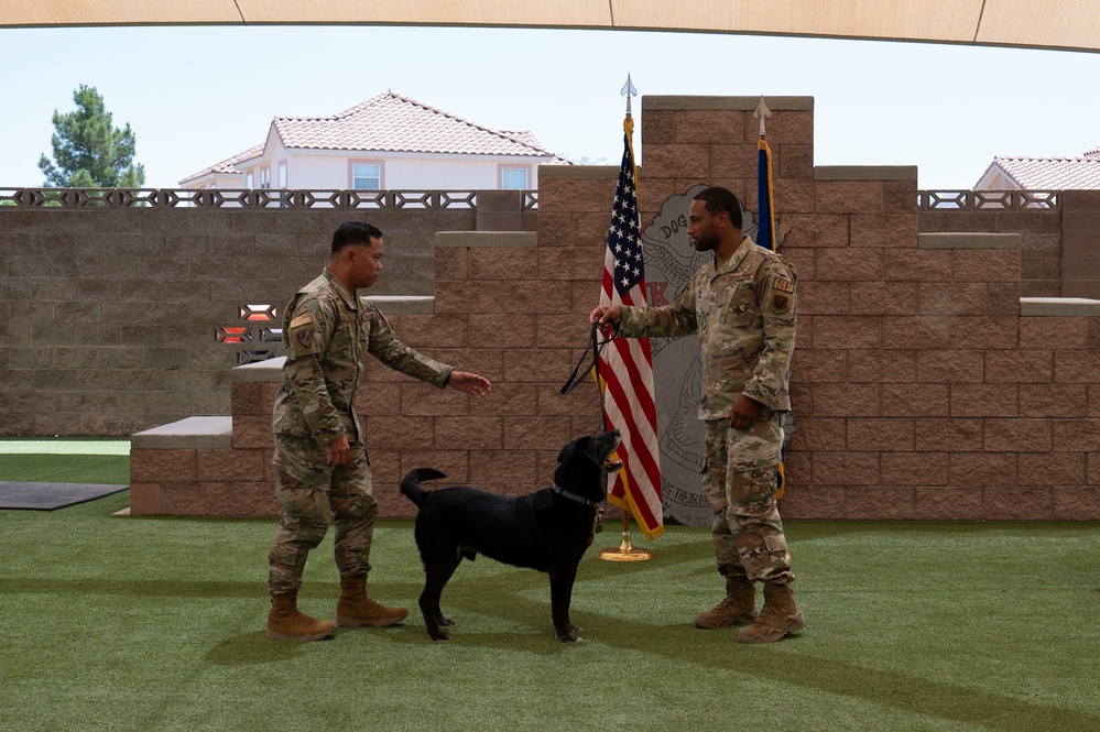 MWD Ivan Retirement Ceremony