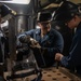 George Washington Sailors Conduct Welding Training