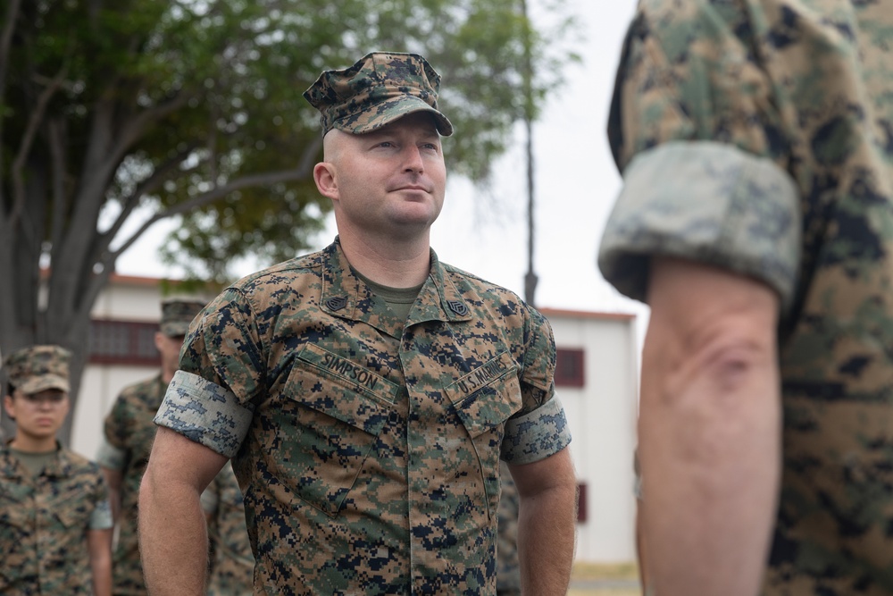 11th Marine Expeditionary Unit Frocking Ceremony