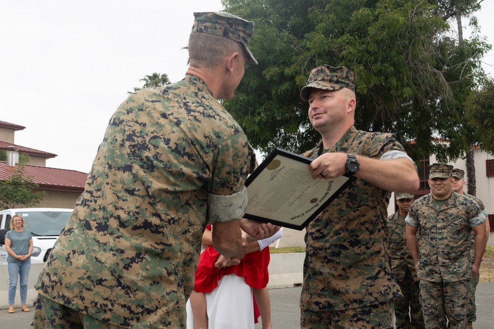 11th Marine Expeditionary Unit Frocking Ceremony