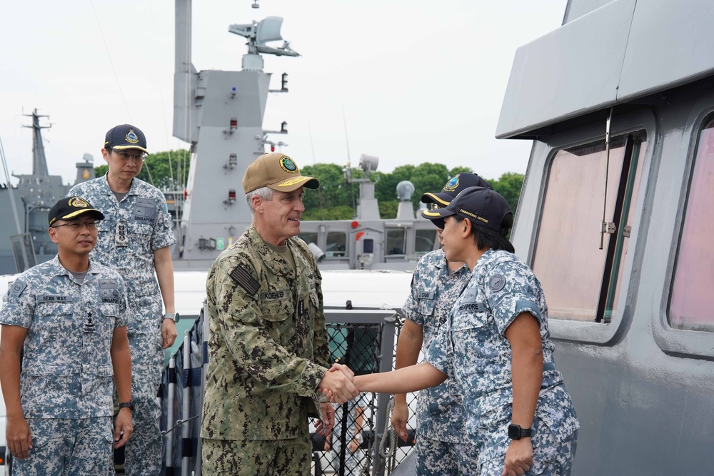 DVIDS - Images - Adm. Koehler Visits Changi Naval Base [Image 2 of 3]