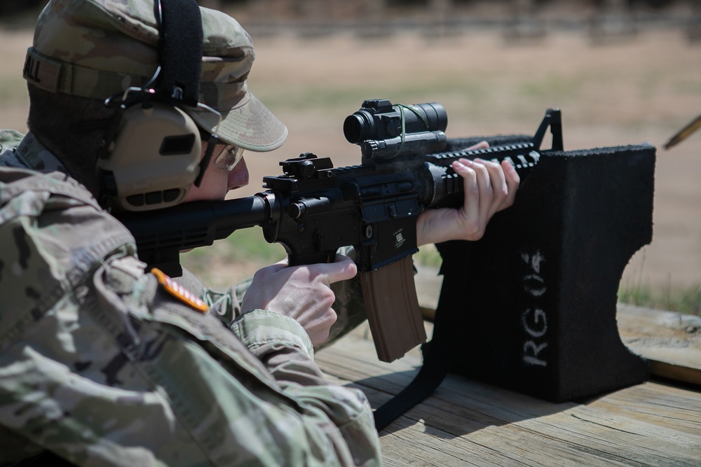 Participants of the 11th Annual Best Combat Camera Competition prepare to compete in an event.