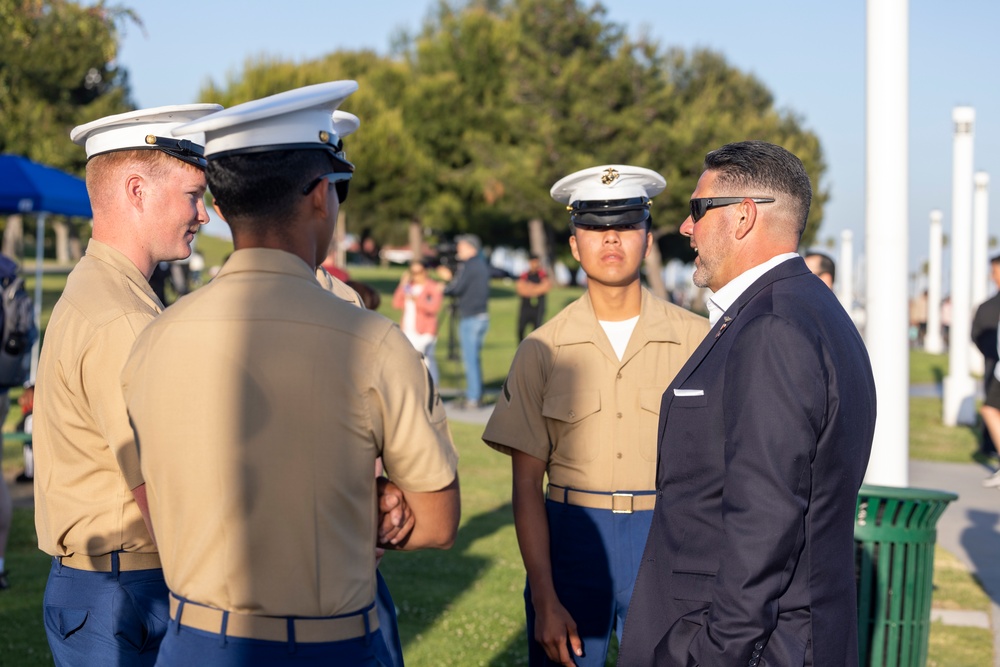 LA Fleet Week 2024: U.S. Marines participate in Long Beach Navy memorial