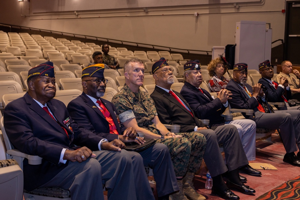 Montford Point Marines host the movie premier of “Triumph over Prejudice; The Montford Point Marines” on Camp Pendleton