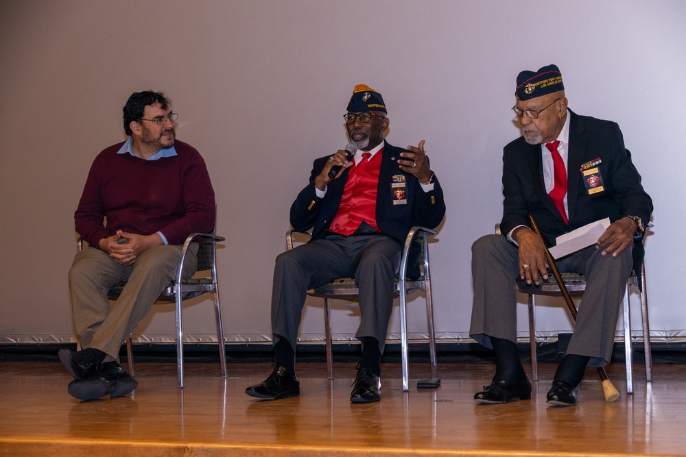 Montford Point Marines host the movie premier of “Triumph over Prejudice; The Montford Point Marines” on Camp Pendleton